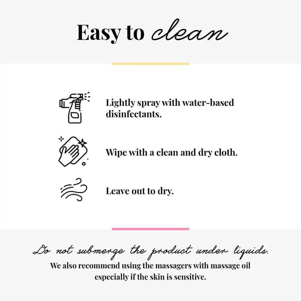 Instruction on how to clean wooden massage cup