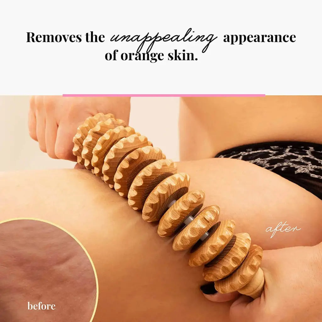 Usage: Flexi roller gliding over thigh with slow upward stroke
