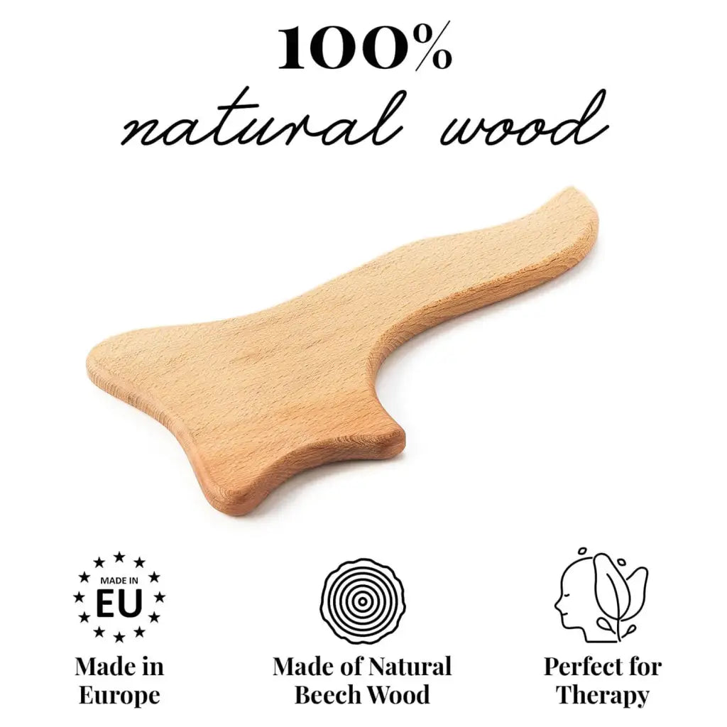 Handcrafted Gua Sha Wooden Paddle