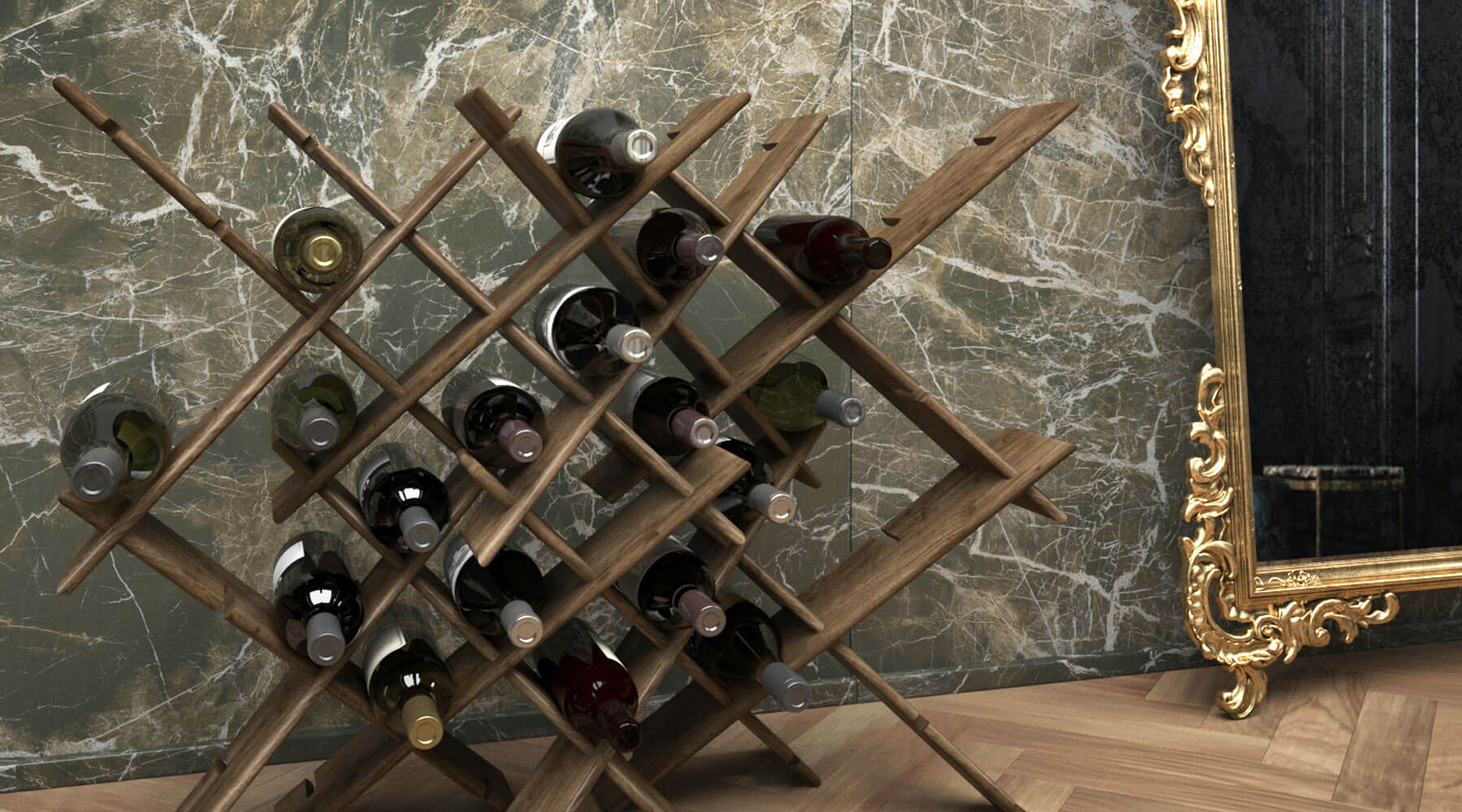 Quality Wooden & Wood Wine Rack