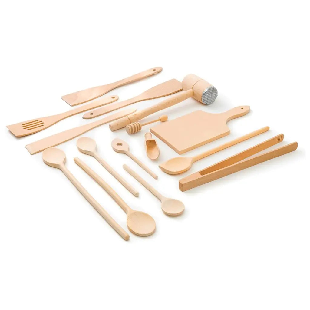 Eco-Friendly Kitchenware - Wooden Kitchen Utensil Set