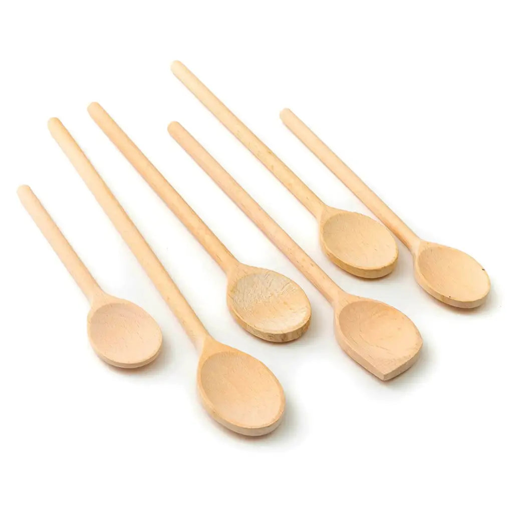 Wooden Kitchen Spoon Set - Handcrafted Cooking Utensils