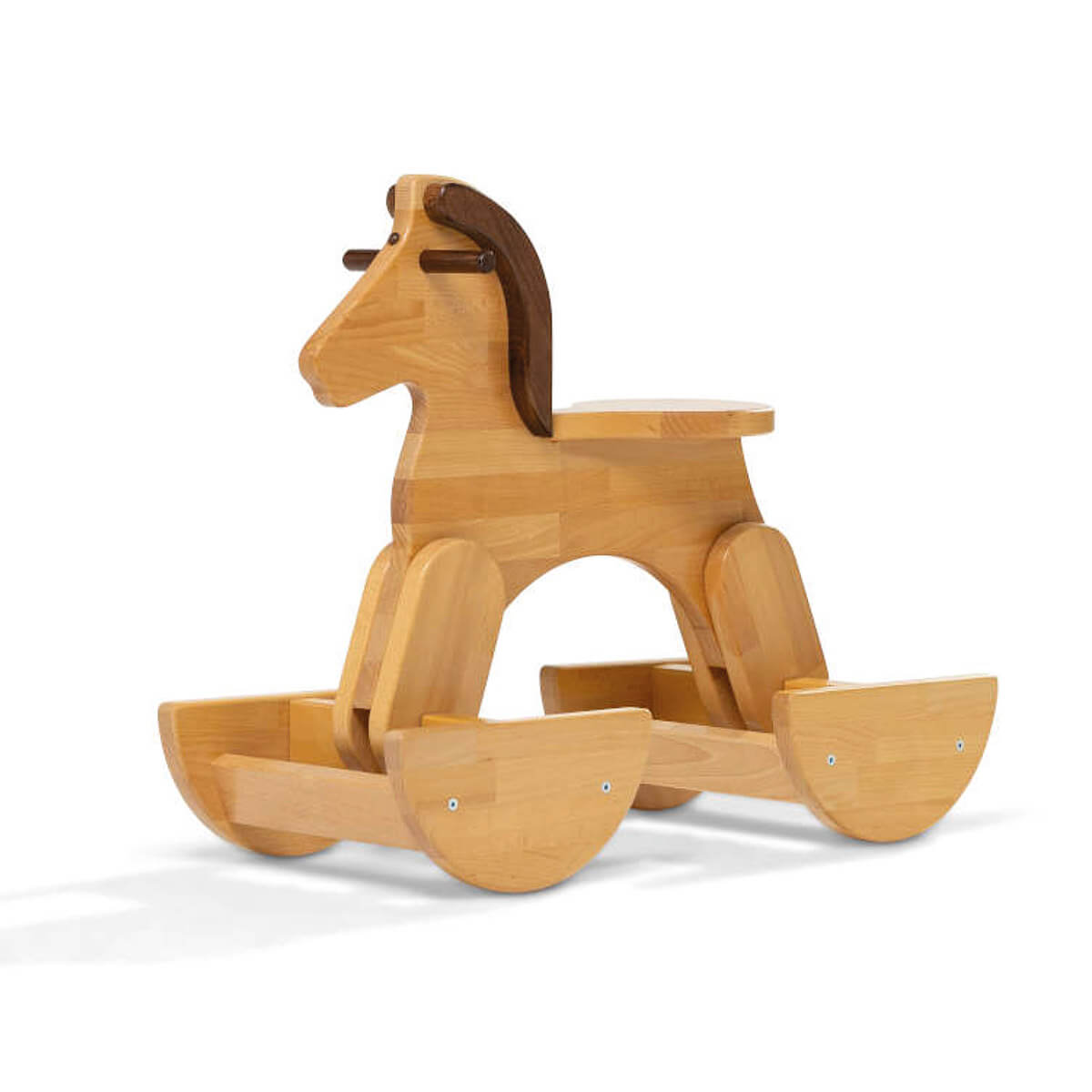 Solid Wood Rocking Horse for Toddlers