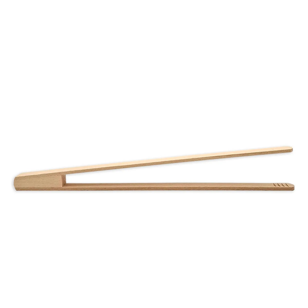 Eco-friendly wooden kitchen tongs for precision cooking and delicate food handling