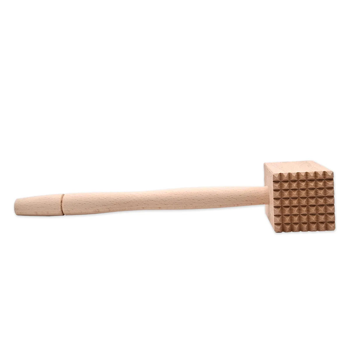 Handcrafted wood meat tenderizer by Tuuli GmbH, 30cm length with ergonomic design