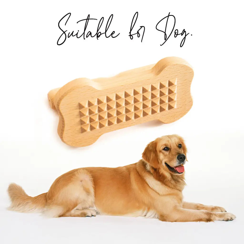 Wooden Handle Brush for Dog