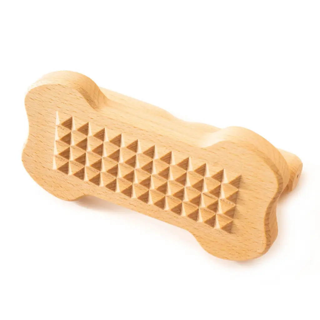 Wooden Pet Massager Brush for Relaxation - Ideal for Pet Grooming and Bonding