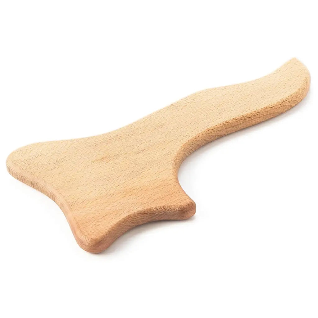 Handcrafted Gua Sha Wooden Massager Paddle - Natural Maderotherapy Tool