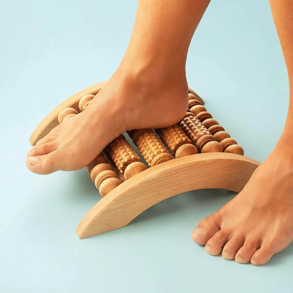 Foot Massage Set - Wooden Rollers