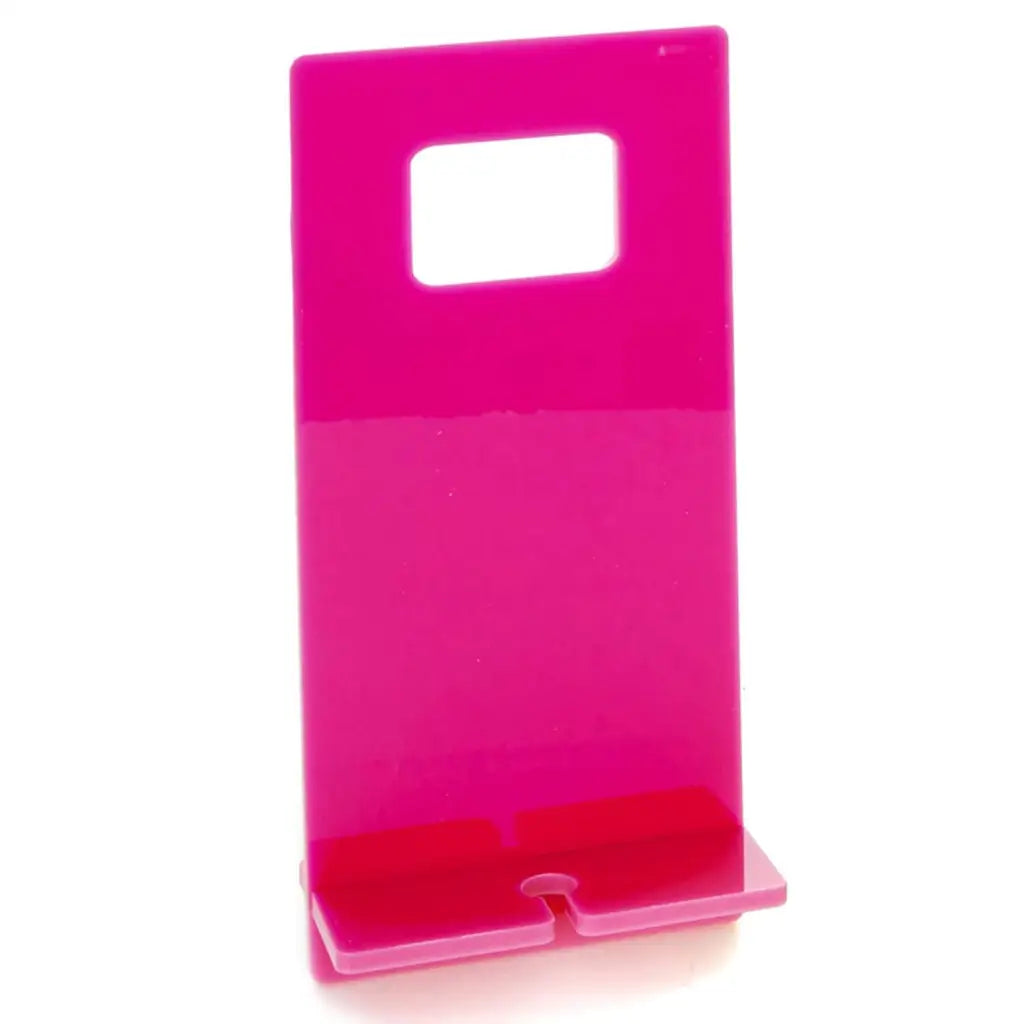 Mobile Phone Holder Tablet Smartphone Charging Stand Socket Plug Made of Plexiglass