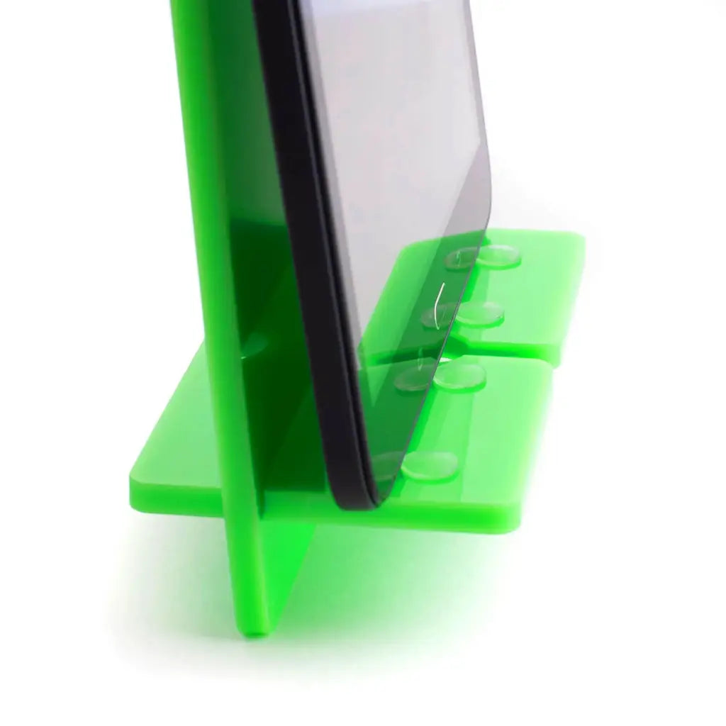 Mobile Phone Holder Tablet Smartphone Charging Stand Socket Plug Made of Plexiglass