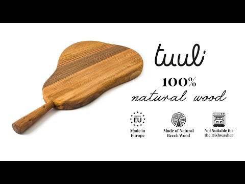 Walnut Pear-Shaped Wooden Cutting Board Video on Youtube