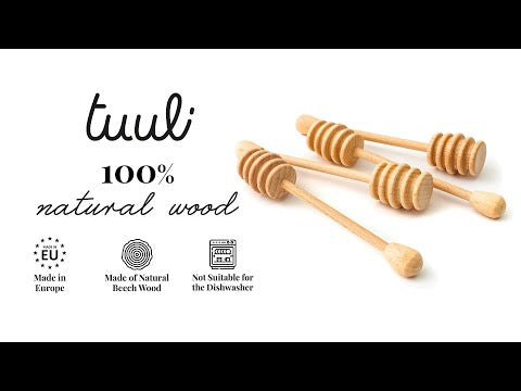 Handcrafted Set of 4 Wooden Honey Spoons Video on Youtube