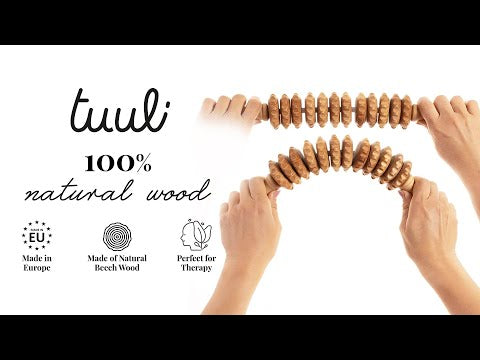 Flexi Wooden Massage Roller for Maderotherapy Video on Youtube