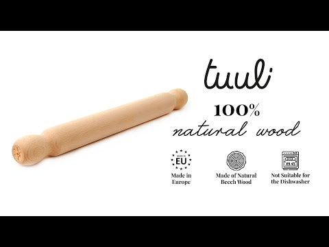 Handmade Wooden Rolling Pin - Pizza Roller Video on Youtube