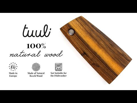 Wooden Cutting Board Surf - Serving Board Video on Youtube