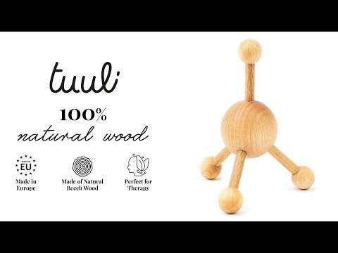 Wooden Point Massager for Targeted Back, Neck, Shoulder, and Chest Video on Youtube