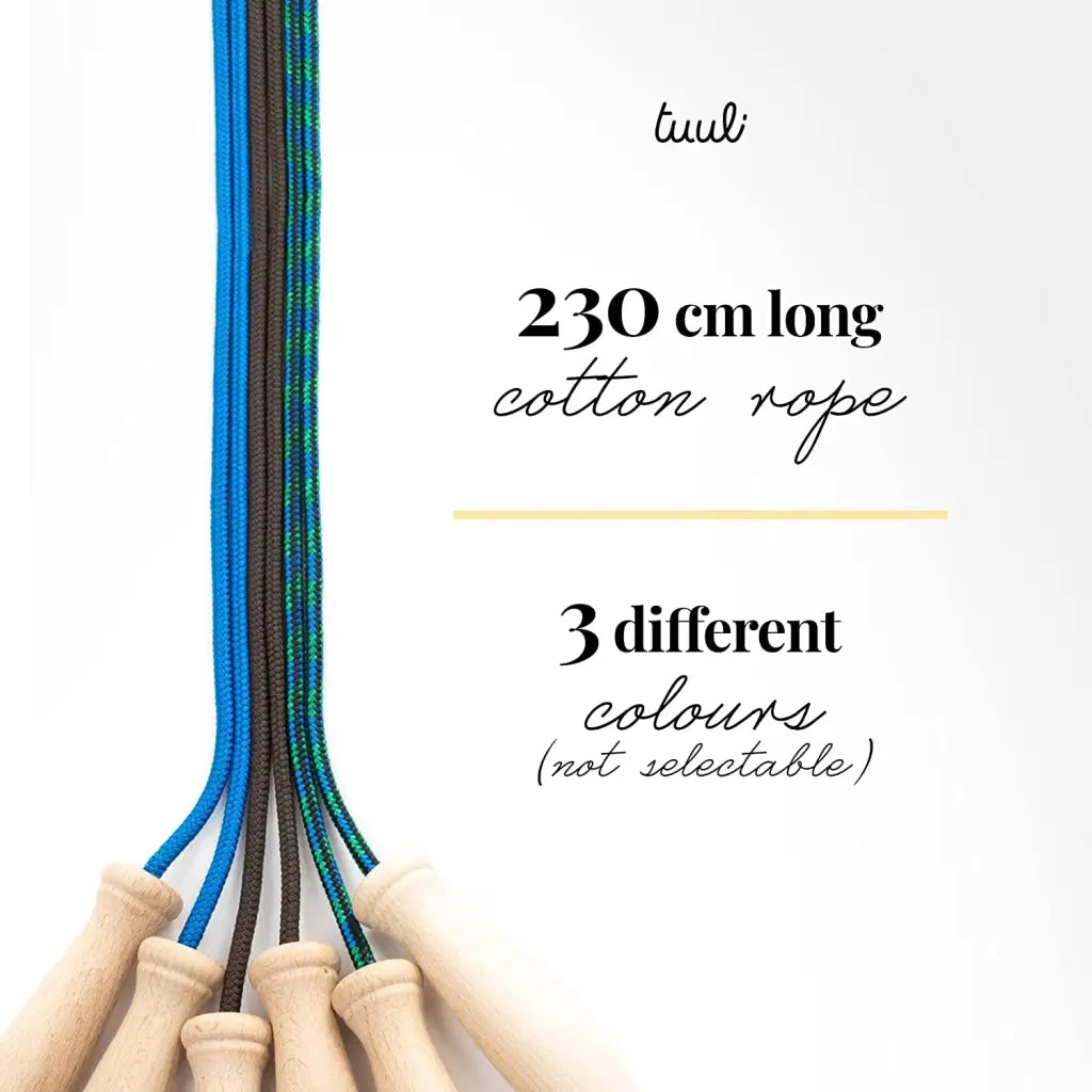 Skipping Rope with Wooden Handle - Premium Quality