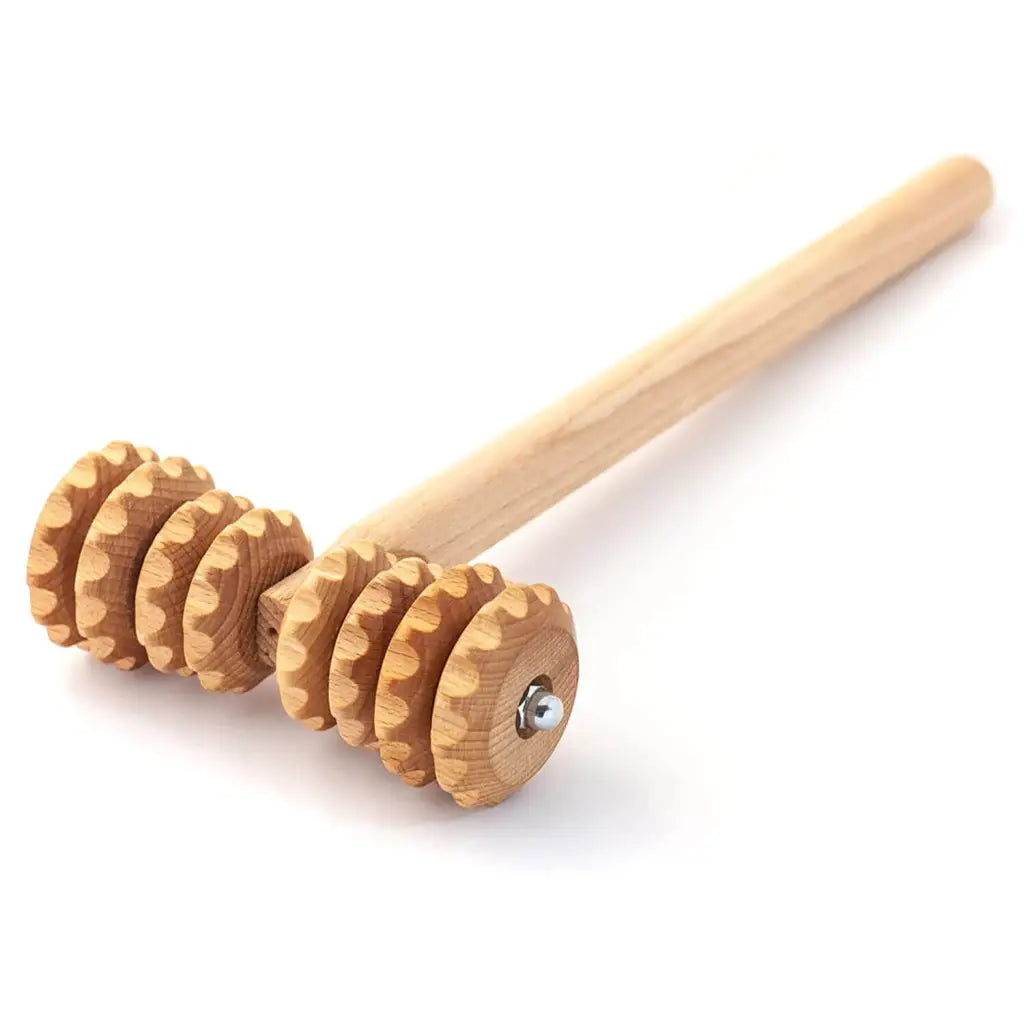 T-Shape Wooden Cellulite Massage Roller