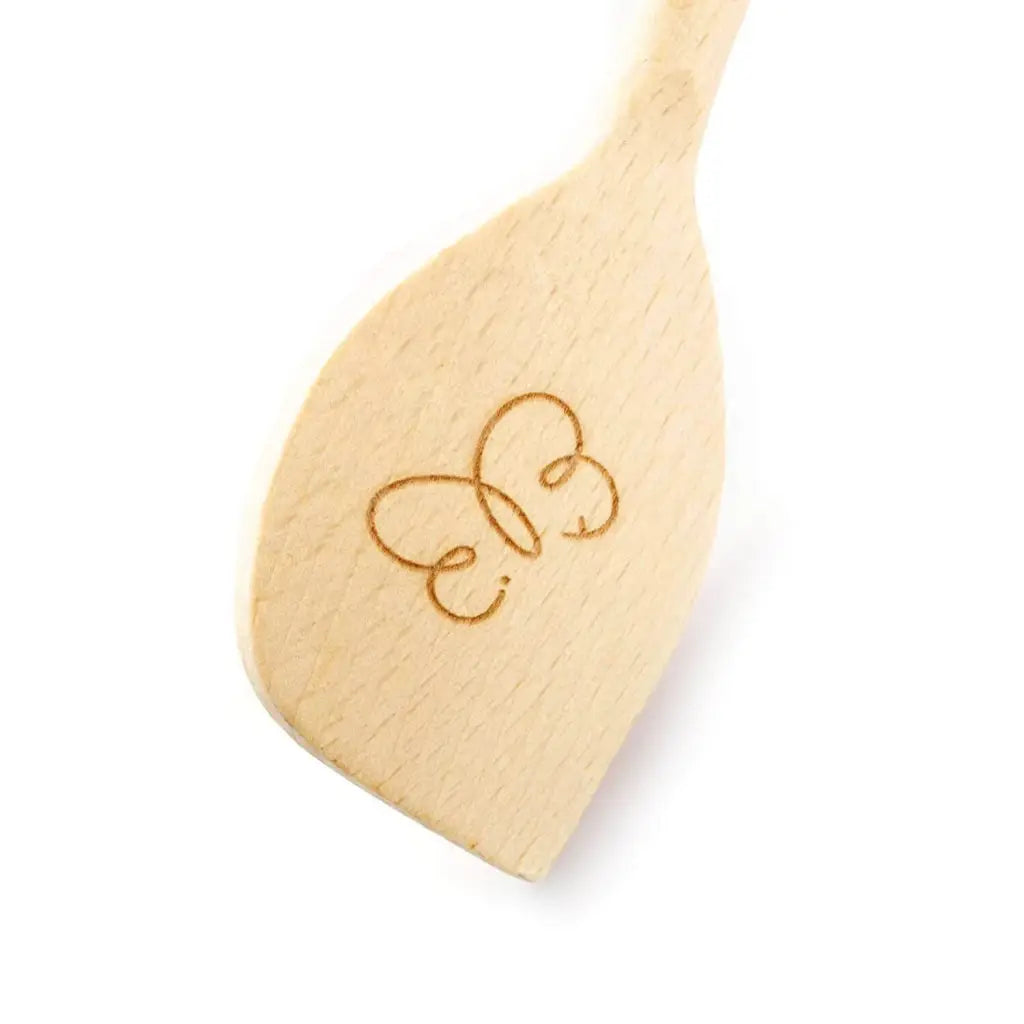 Personalized Wooden Cooking Spoon - Custom Engraved Kitchen Utensil