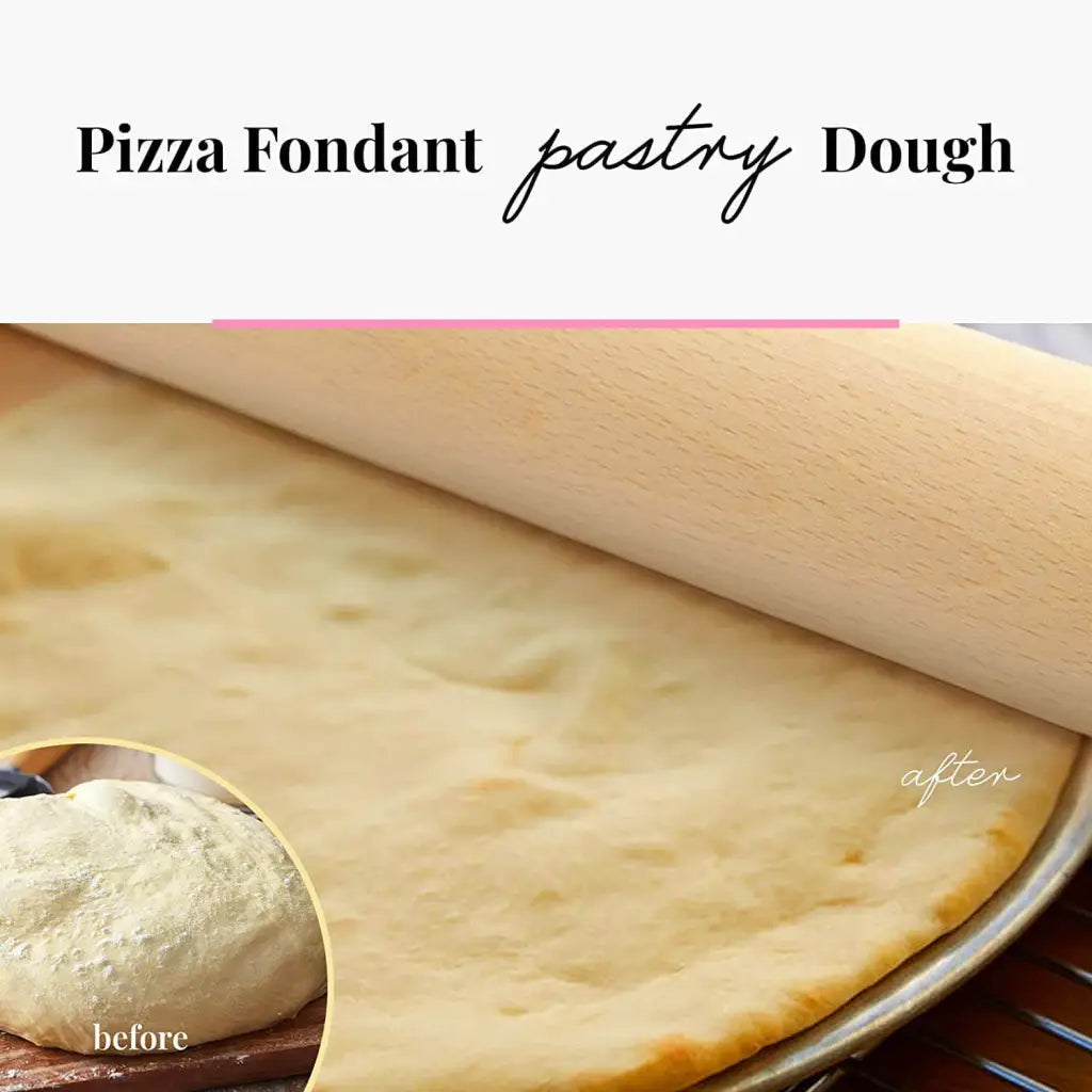 Ideal for rolling out pie crusts, pizza dough, cookies, and more