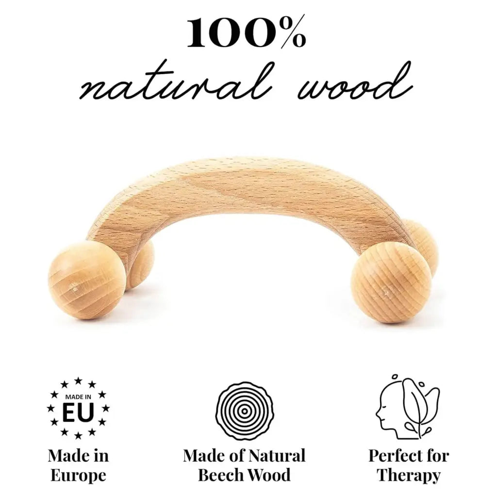 Wooden Handheld Massager