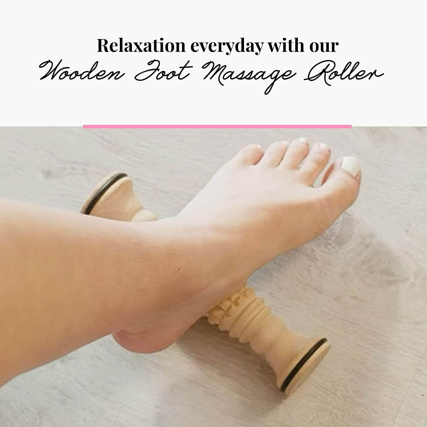 krupanidhi Wooden Roller Foot Massager Body Stress Buster & Accupressure  Point Device Relaxation Health Product Foot