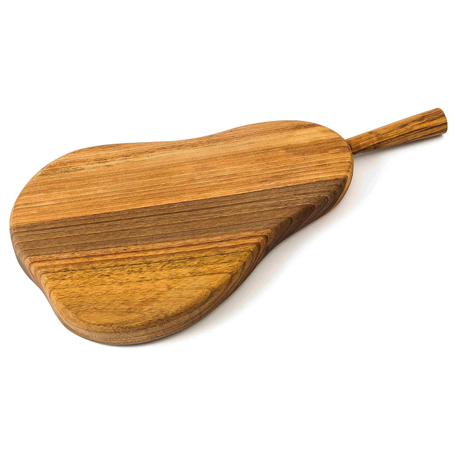 Walnut Pear-Shaped Wooden Cutting Board - Handcrafted Serving Board